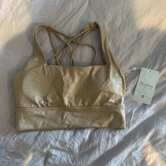 Buffbunny Collection Other - BuffBunny Gold Strappy Sports Bra